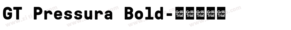 GT Pressura Bold字体转换